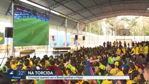 TV Globo – Brasileiros acompanham jogos da Copa do Mundo 2018 em diferentes lugares