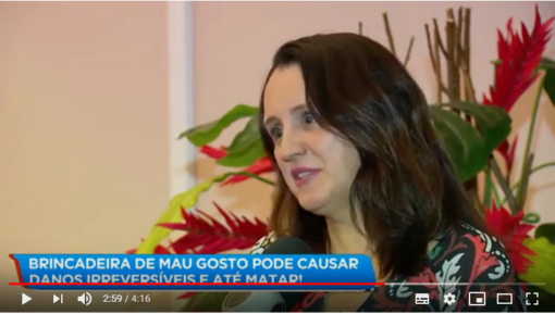 TV Record – Brincadeira da rasteira pode resultar em traumatismo craniano