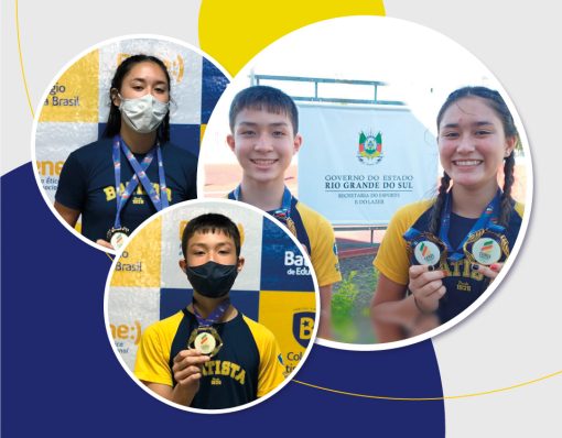 Estudantes do Colégio Batista Brasil conquistam medalhas no Campeonato Estudantil do Rio Grande do Sul