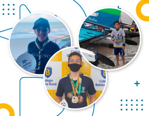 Estudante do Colégio Batista Brasil é destaque em competições de vela