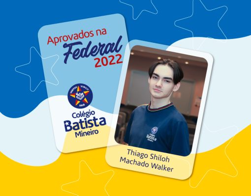 Ex-estudante Thiago Shiloh, da Unidade Floresta, alcança aprovação em Engenharia Civil na Universidade Federal de Minas Gerais (UFMG)