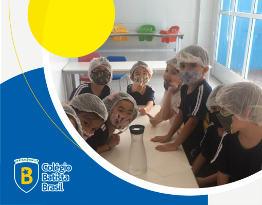 Aulas práticas estimulam o aprendizado dos estudantes do 1º ano do Ensino Fundamental da Unidade Vila Mariana