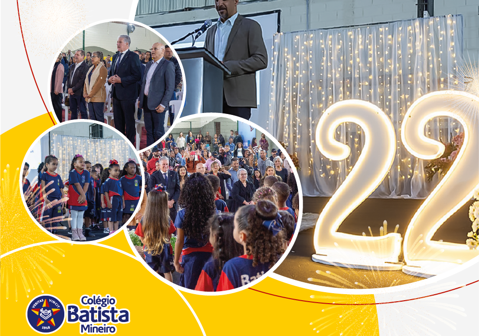 Rede Batista de Educação comemora os 22 anos do Colégio Batista Mineiro Nova Contagem – Unidade Social