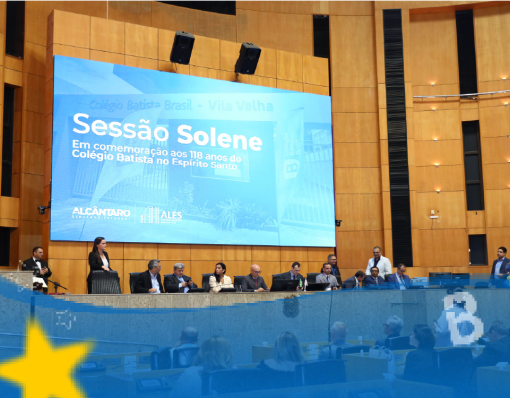 Batista na Mídia: Rede TV destaca homenagem ao Colégio Batista Brasil Vila Velha, na ALES, pelos seus 118 anos